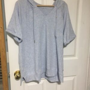 Point Zero Light Blue Women's Jersey Top